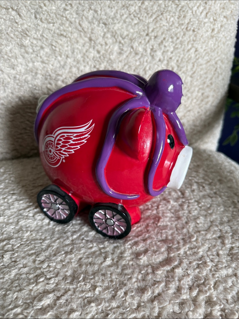 Detroit Red Wings Piggy Bank